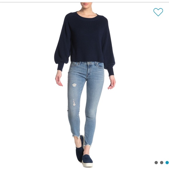 COPY - Lucky Brand Distressed Crop Skinny Jeans 28x27 - Picture 3 of 6